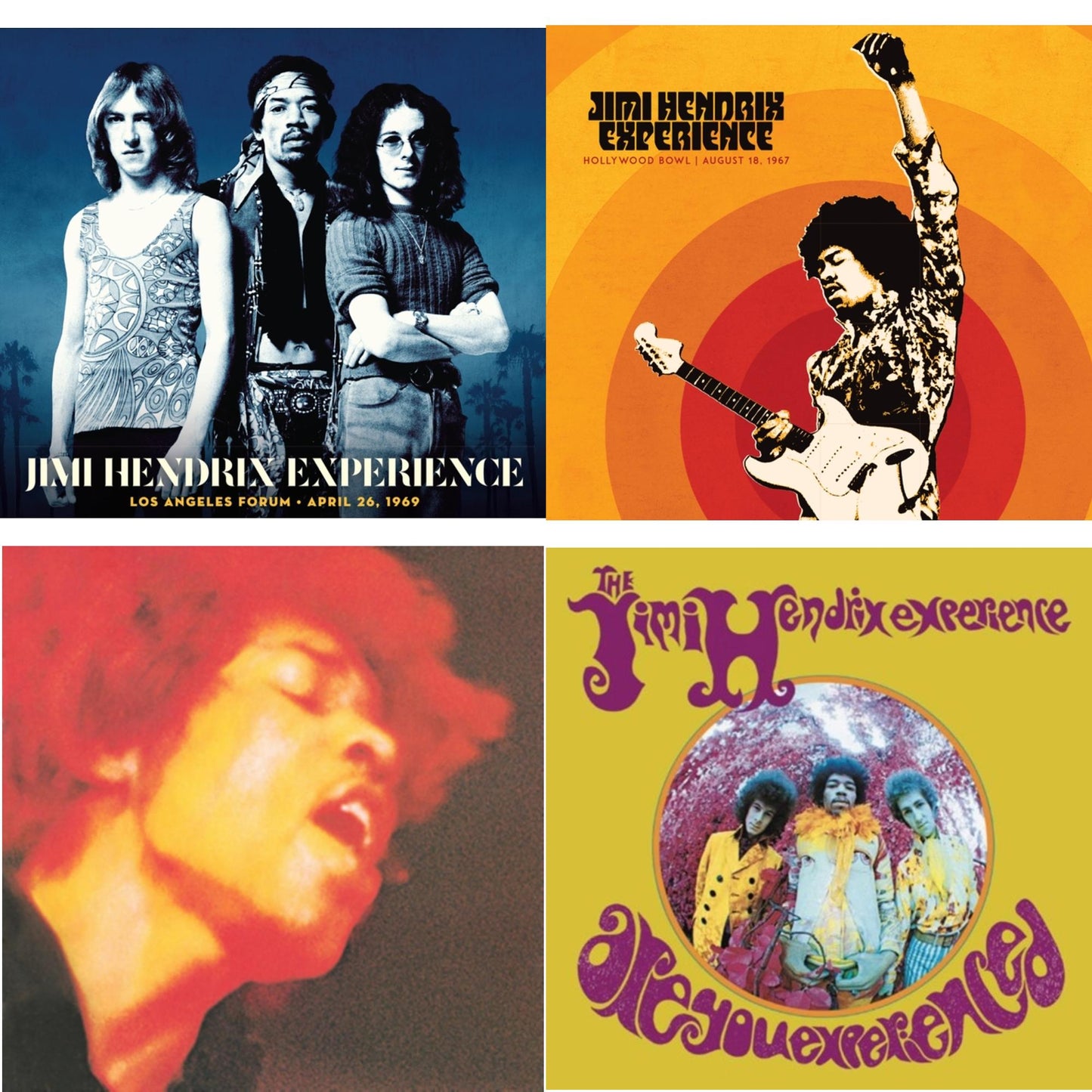 Los Angeles Forum (April 26, 1969) (Digi Pack) & Jimi Hendrix Experience: Live At The Hollywood Bowl: August 18, 1967 & Electric Ladyland & Are You Experienced