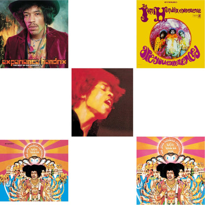 This is a 5 LP Vinyl SKU bundle.
1.This LP Vinyl is brand new.Format: LP VinylMusic Style: Psychedelic RockThis item's title is: Axis: Bold As Love (180G)Artist: Jimi Experience HendrixLabel: SMGBarcode: 886976239619Release Date: 3/9/2010
2.This LP Vinyl is brand new.