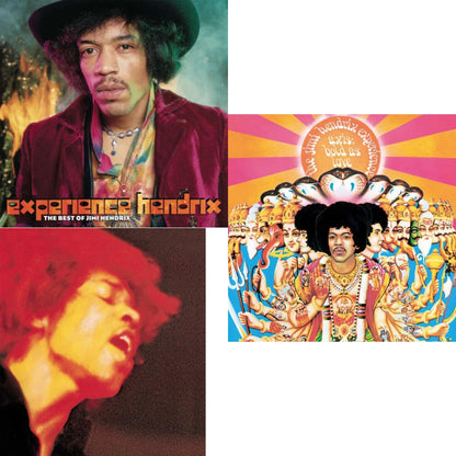 This is a 3 LP Vinyl SKU bundle.
1.This LP Vinyl is brand new.Format: LP VinylMusic Style: Blues RockThis item's title is: Electric Ladyland (180G)Artist: Jimi Experience HendrixLabel: SMGBarcode: 886976239817Release Date: 3/9/2010
2.This LP Vinyl is brand new.