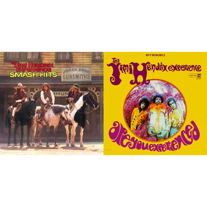 This is a 2 LP Vinyl SKU bundle.
1.This LP Vinyl is brand new.Format: LP VinylMusic Style: Blues RockThis item's title is: Are You Experienced (180G)Artist: Jimi Experience HendrixLabel: SMGBarcode: 888430598515Release Date: 7/29/2014
2.This LP Vinyl is brand new.