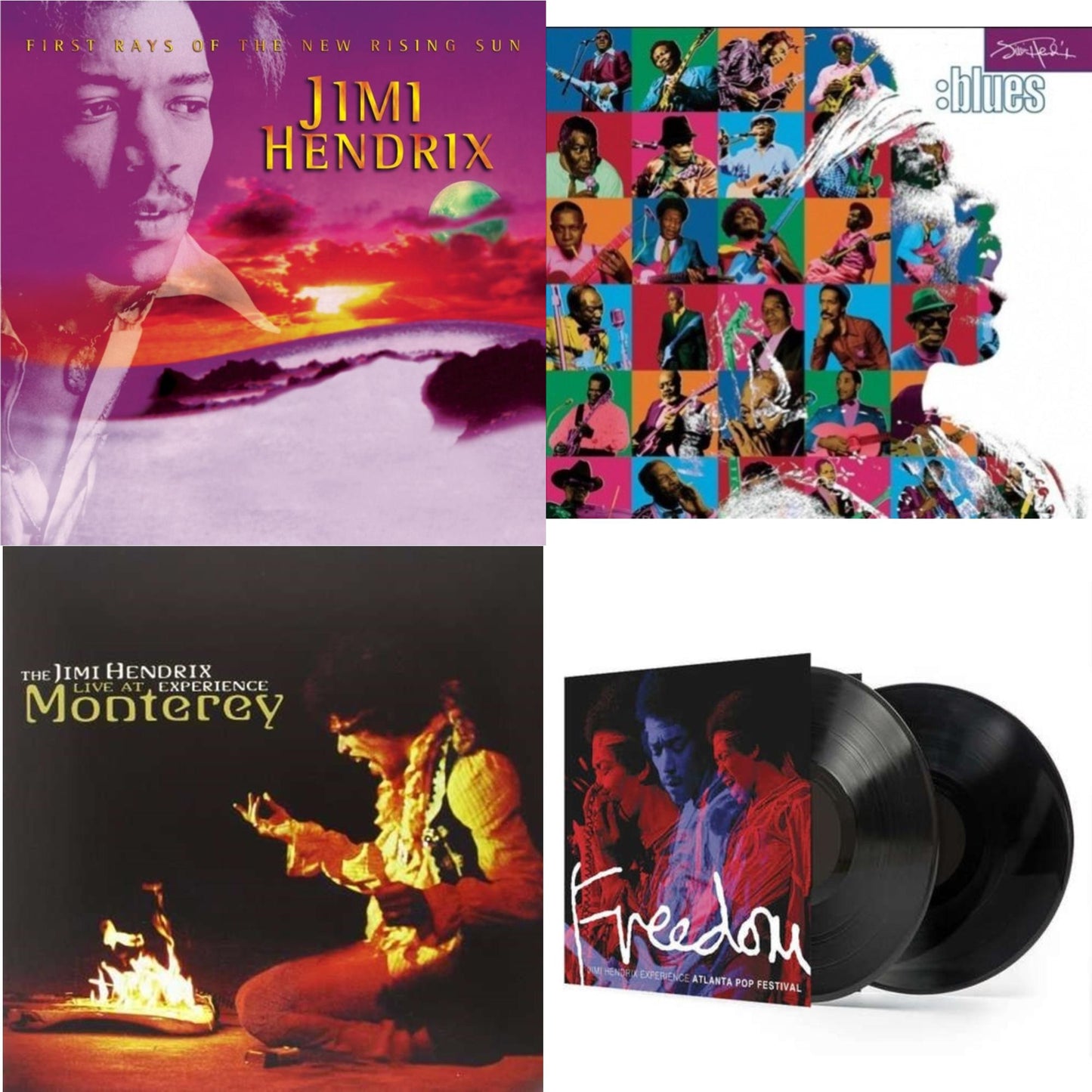 First Rays Of The New Rising Sun (2LP/150G) & Blues (2LP/180G/Gatefold) & Live At Monterey (180G) & Atlanta Pop Festival (2LP/Gatefold) (180G)