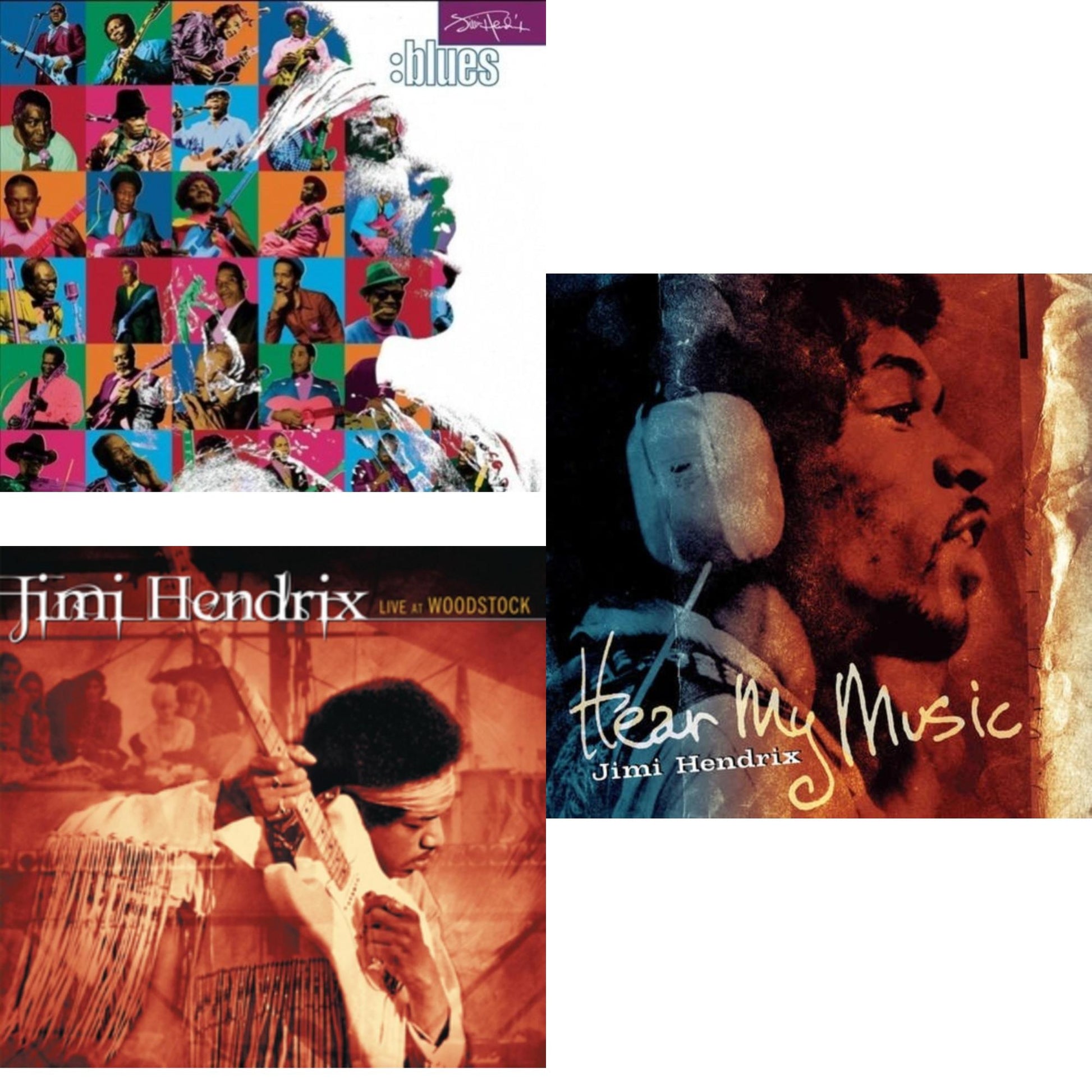 This is a 3 LP Vinyl SKU bundle.
1.This LP Vinyl is brand new.Format: LP VinylMusic Style: Blues RockThis item's title is: Blues (2LP/180G/Gatefold)Artist: Jimi HendrixBarcode: 886977451713Release Date: 10/6/2017
2.This LP Vinyl is brand new.