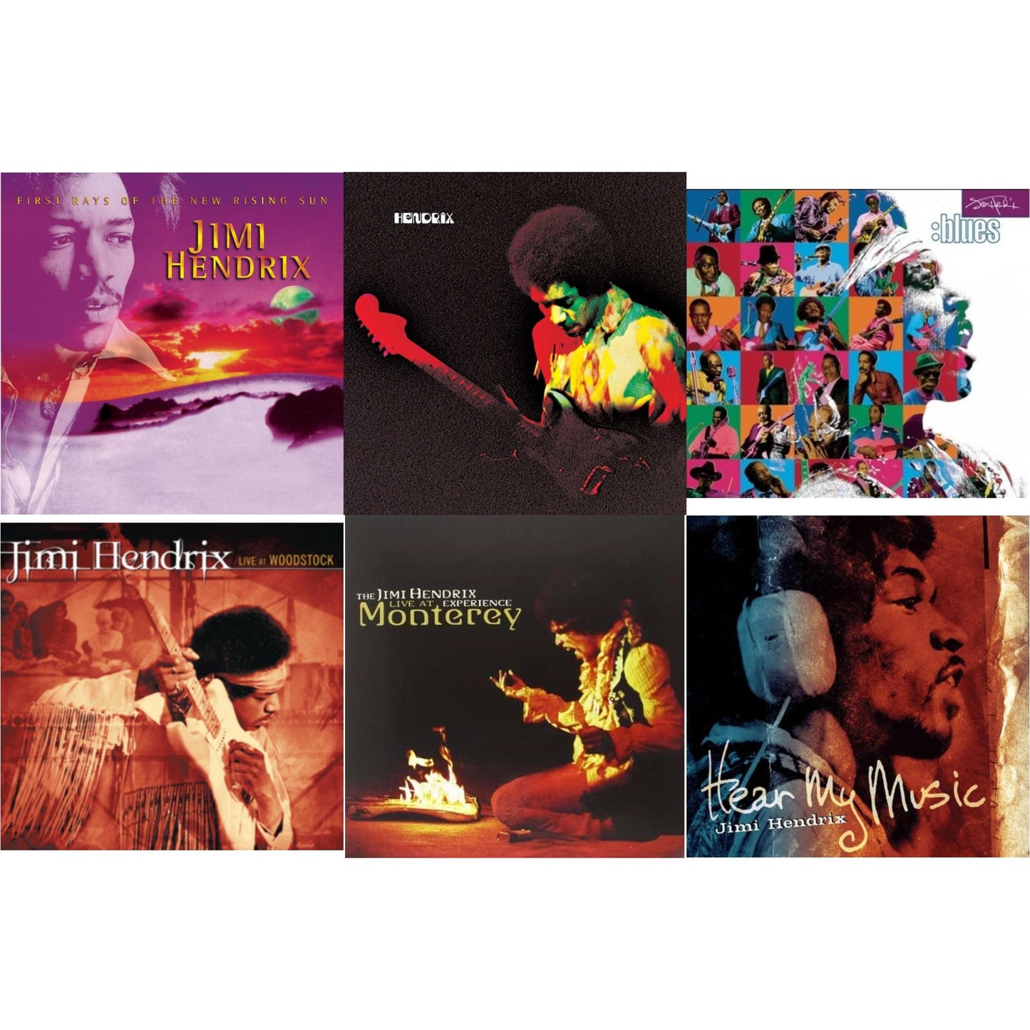 This is a 6 LP Vinyl SKU bundle.
1.This LP Vinyl is brand new.Format: LP VinylMusic Style: Psychedelic RockThis item's title is: First Rays Of The New Rising Sun (2LP/150G)Artist: Jimi HendrixLabel: Sony MusicBarcode: 196588315718Release Date: 5/10/2024
2.This LP Vinyl is brand new.