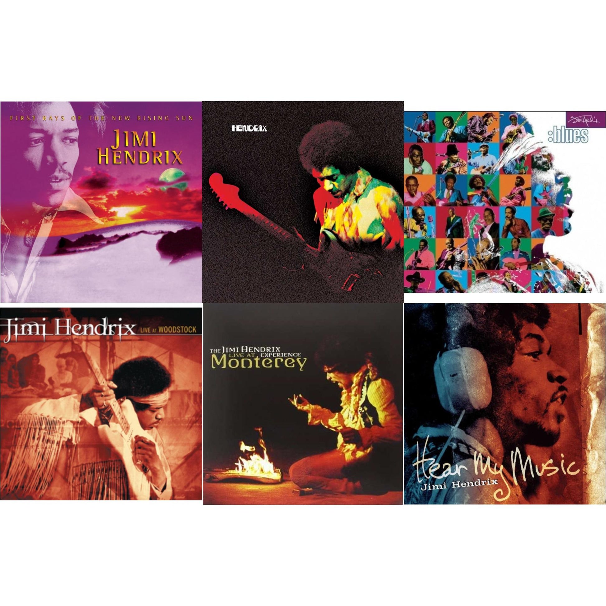 This is a 6 LP Vinyl SKU bundle.
1.This LP Vinyl is brand new.Format: LP VinylMusic Style: Psychedelic RockThis item's title is: First Rays Of The New Rising Sun (2LP/150G)Artist: Jimi HendrixLabel: Sony MusicBarcode: 196588315718Release Date: 5/10/2024
2.This LP Vinyl is brand new.