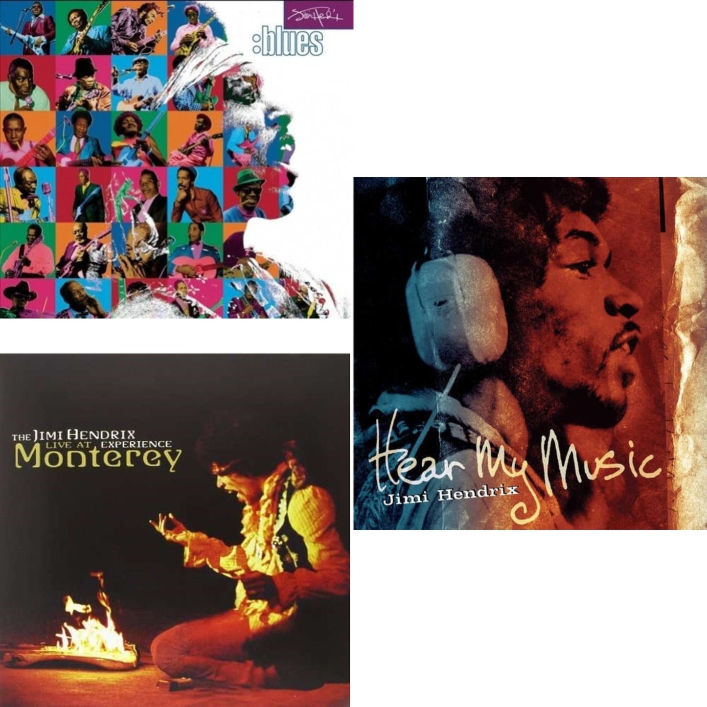 Blues (2LP/180G/Gatefold) & Live At Monterey (180G) & Hear My Music (2LP/Gatefold) (180G)