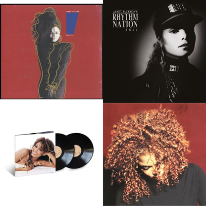 Control & Janet Jackson's Rhythm Nation 1814 (2 LP) & All For You (2 LP) & Velvet Rope (2LP)