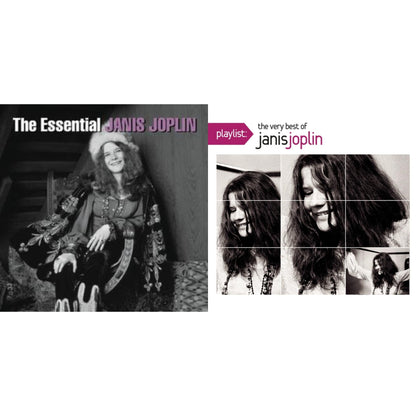 This is a 2 CD SKU bundle.
1.This CD is brand new.Format: CDMusic Style: Blues RockThis item's title is: Essential Janis JoplinArtist: Janis JoplinLabel: LegacyBarcode: 696998713123Release Date: 1/14/2003
2.This CD is brand new.