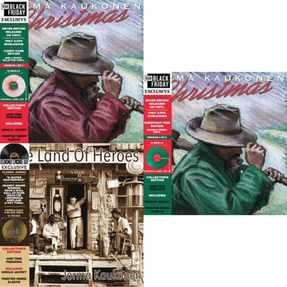 This is a 3 LP Vinyl SKU bundle.
1.This LP Vinyl is brand new.Format: LP VinylThis item's title is: Christmas… (Candy Cane Edition)Artist: Jorma KaukonenBarcode: 819514012214Release Date: 11/25/2021
2.This LP Vinyl is brand new.
