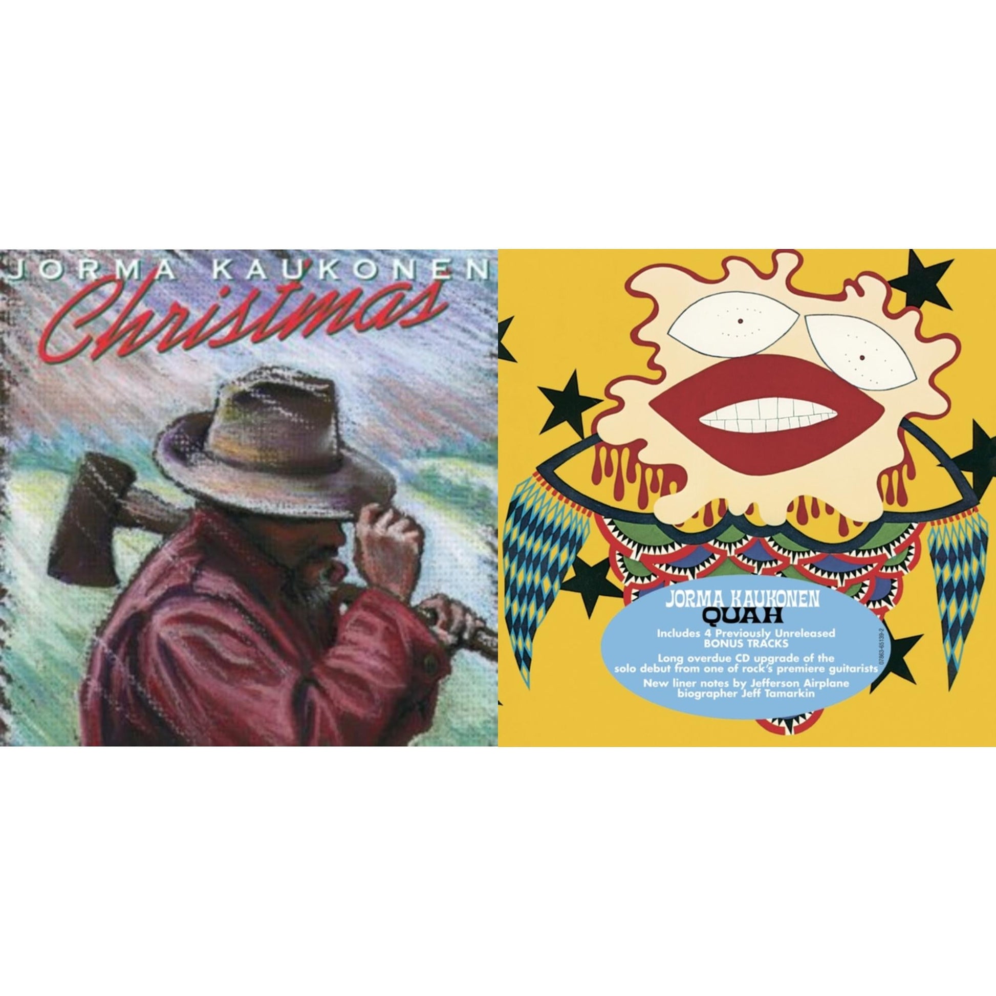 This is a 2 CD SKU bundle.
1.This CD is brand new.Format: CDThis item's title is: Christmas (Reissue/Remaster)Artist: Jorma KaukonenBarcode: 819514012474Release Date: 11/3/2023
2.This CD is brand new.