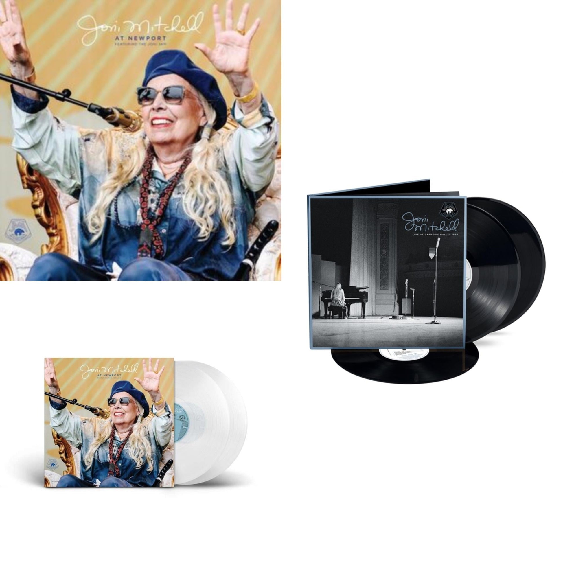 This is a 3 LP Vinyl SKU bundle.
1.This LP Vinyl is brand new.Format: LP VinylThis item's title is: At Newport (2LP)Artist: Joni MitchellLabel: RHINO RECORDSBarcode: 603497832088Release Date: 7/28/2023
2.This LP Vinyl is brand new.