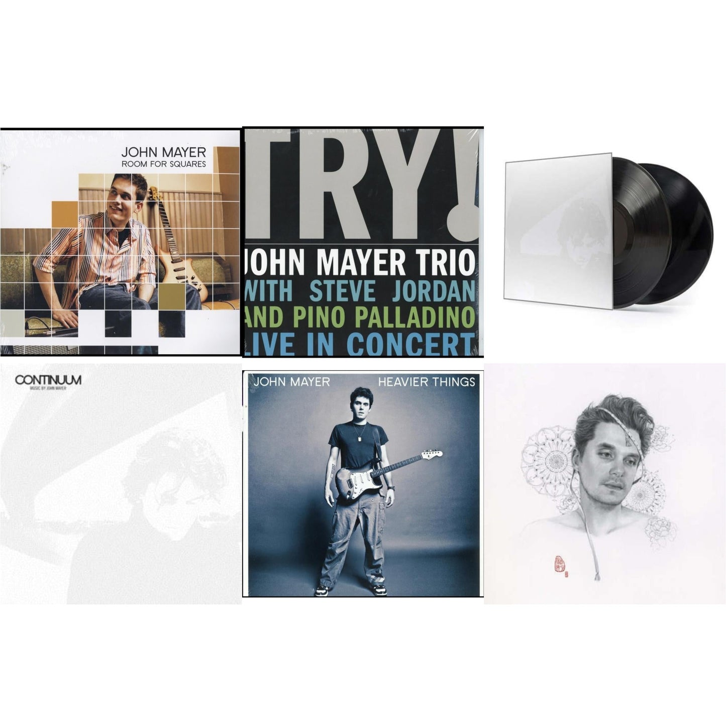 Room For Squares & Try: Live In Concert & Continuum (2LP/180G/Revised Standard Package) & Continuum (180G) & Heavier Things (180G) & Search For Everything (2LP/180G/Dl Code)