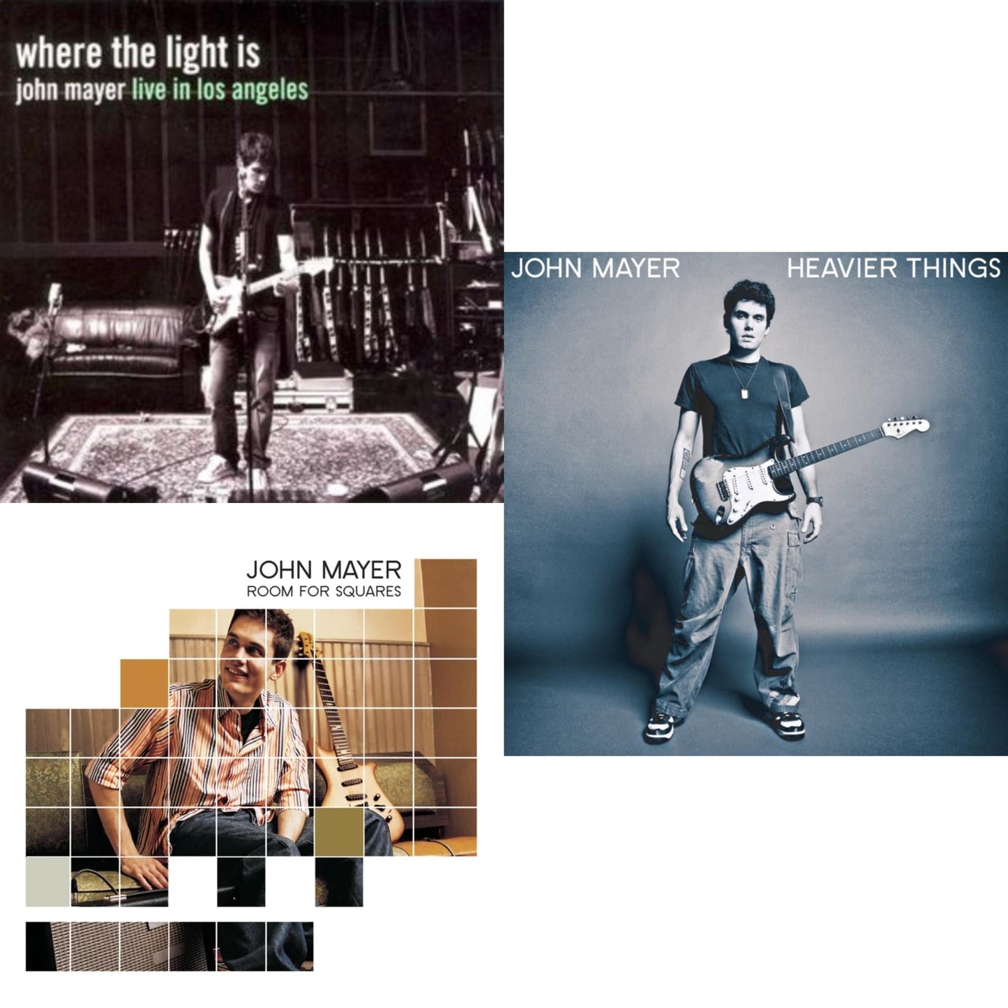 Where The Light Is: John Mayer Live In Los Angeles & Room For Squares & Heavier Things