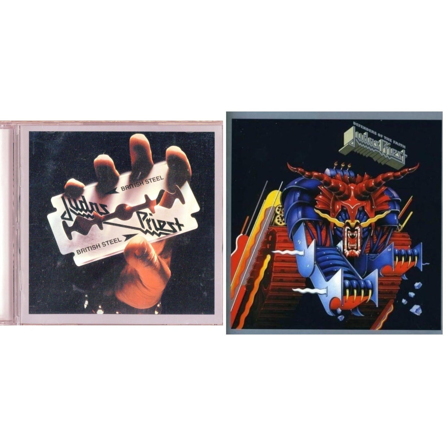 This is a 2 CD SKU bundle.
1.This CD is brand new.Format: CDMusic Style: Heavy MetalThis item's title is: British SteelArtist: Judas PriestLabel: LEGACYBarcode: 696998575226Release Date: 5/29/2001
2.This CD is brand new.
