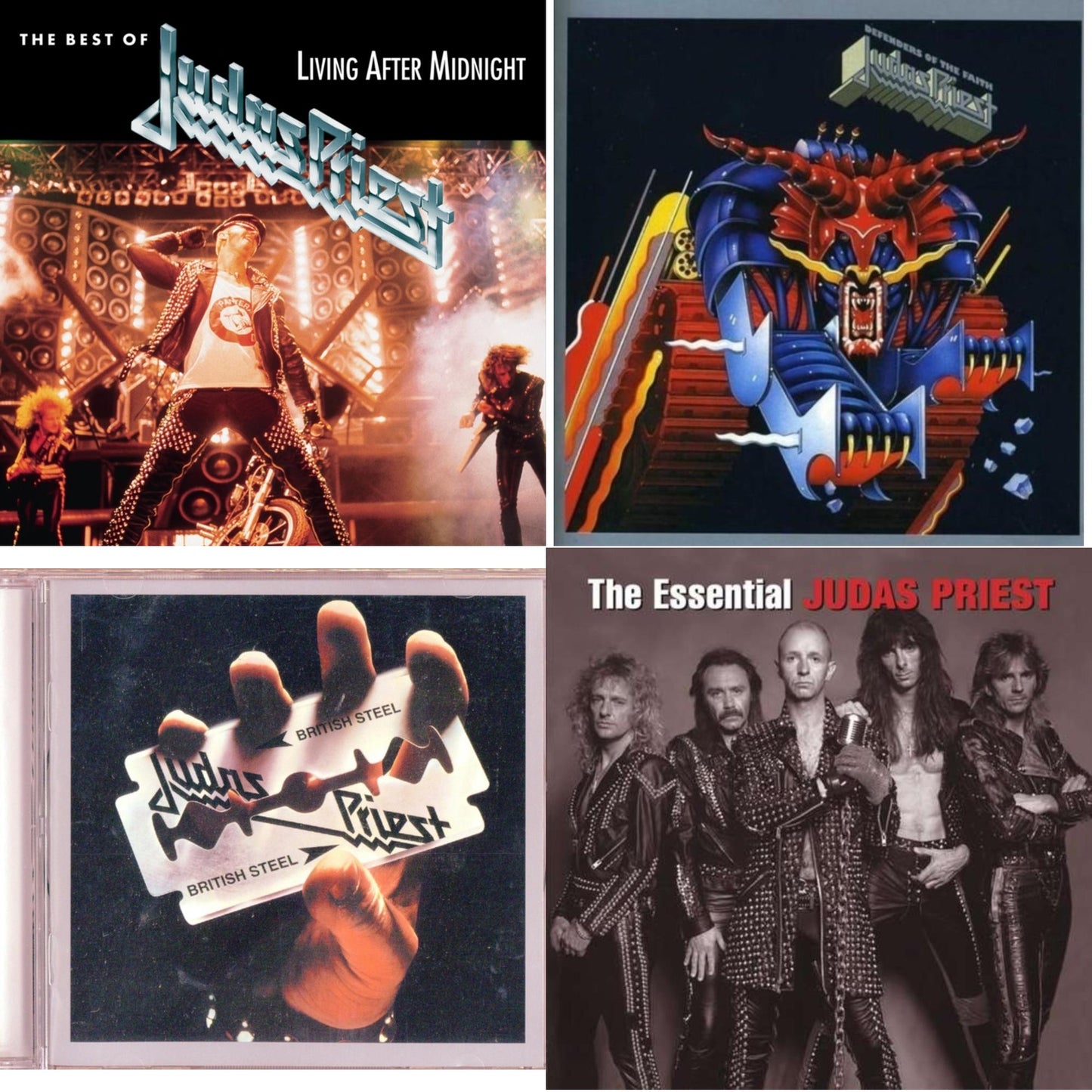 Best Of Judas Priest: Living After Midnight & Defenders Of The Faith & British Steel & Essential Judas Priest