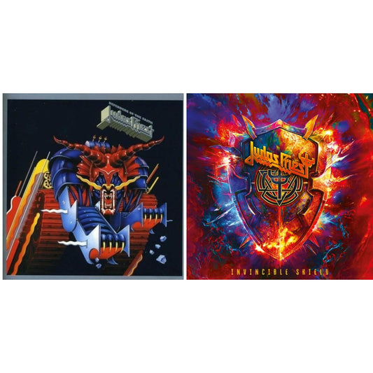 This is a 2 CD SKU bundle.
1.This CD is brand new.Format: CDMusic Style: Heavy MetalThis item's title is: Defenders Of The FaithArtist: Judas PriestLabel: LEGACYBarcode: 696998543829Release Date: 5/29/2001
2.This CD is brand new.