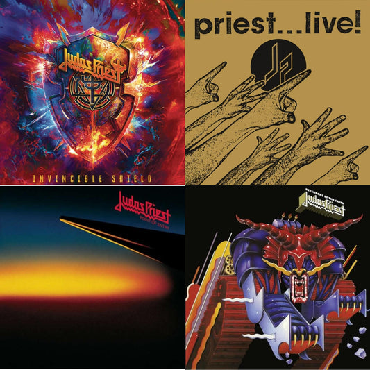Invincible Shield (2LP) & Priest... Live! (2 LP/180G/Dl Code) & Point Of Entry (180G/Dl Card) & Defenders Of The Faith (180G/Dl Code)