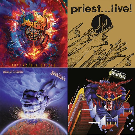 Invincible Shield (2LP) & Priest... Live! (2 LP/180G/Dl Code) & Ram It Down (180G/Dl Code) & Defenders Of The Faith (180G/Dl Code)