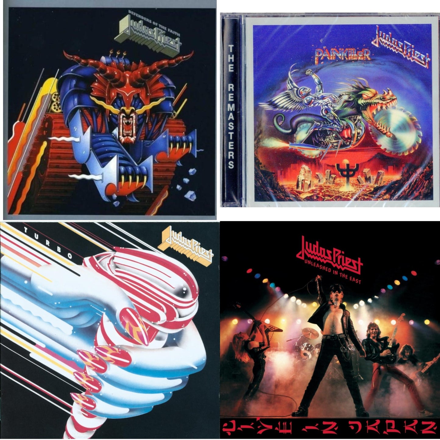 Defenders Of The Faith & Painkiller & Turbo & Unleashed In The East