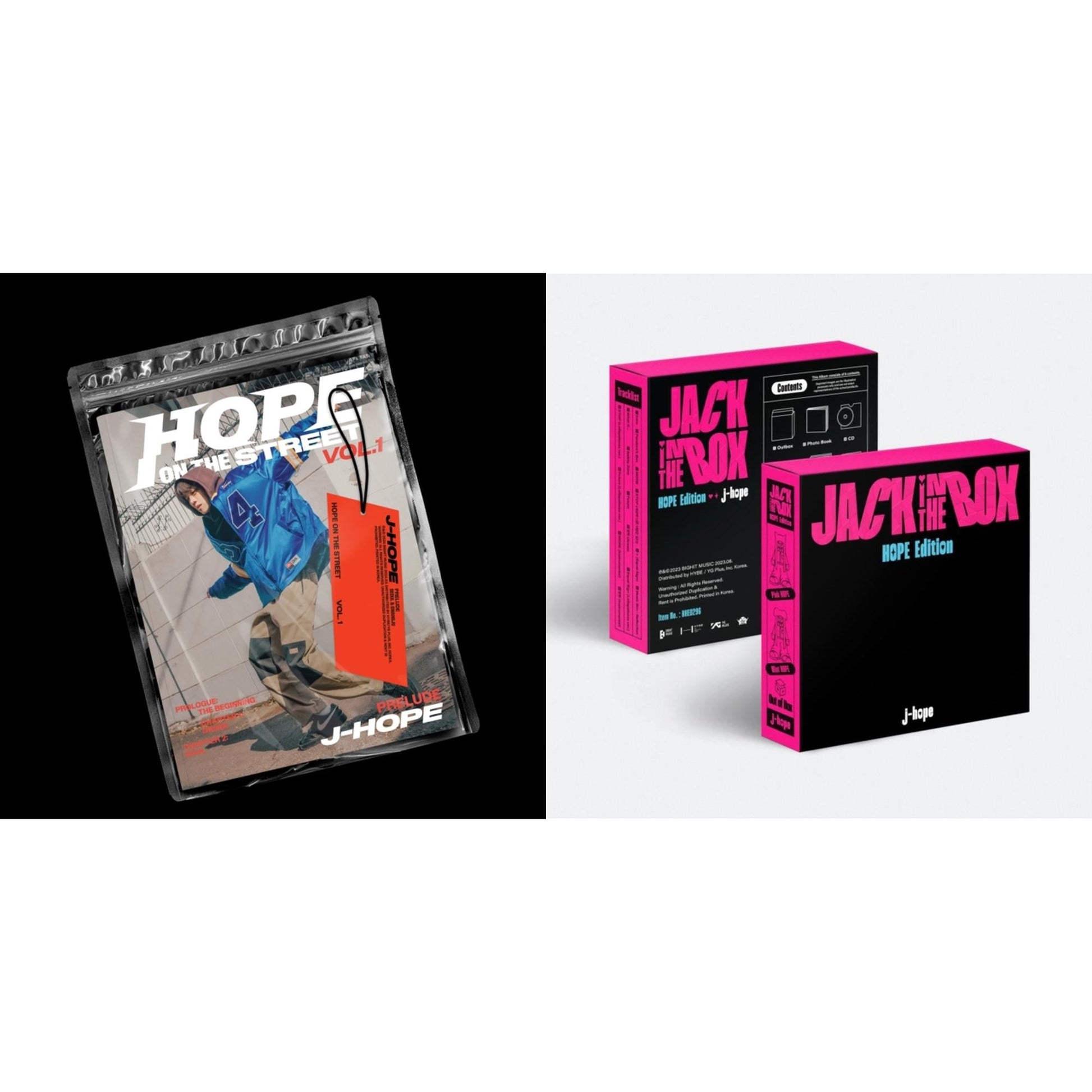 This is a 2 CD SKU bundle.
1.This CD is brand new.Format: CDThis item's title is: Hope On The Street Vol.1 (Ver.1 Prelude)Artist: J-Hope (Bts)Barcode: 196922766695Release Date: 3/29/2024
2.This CD is brand new.