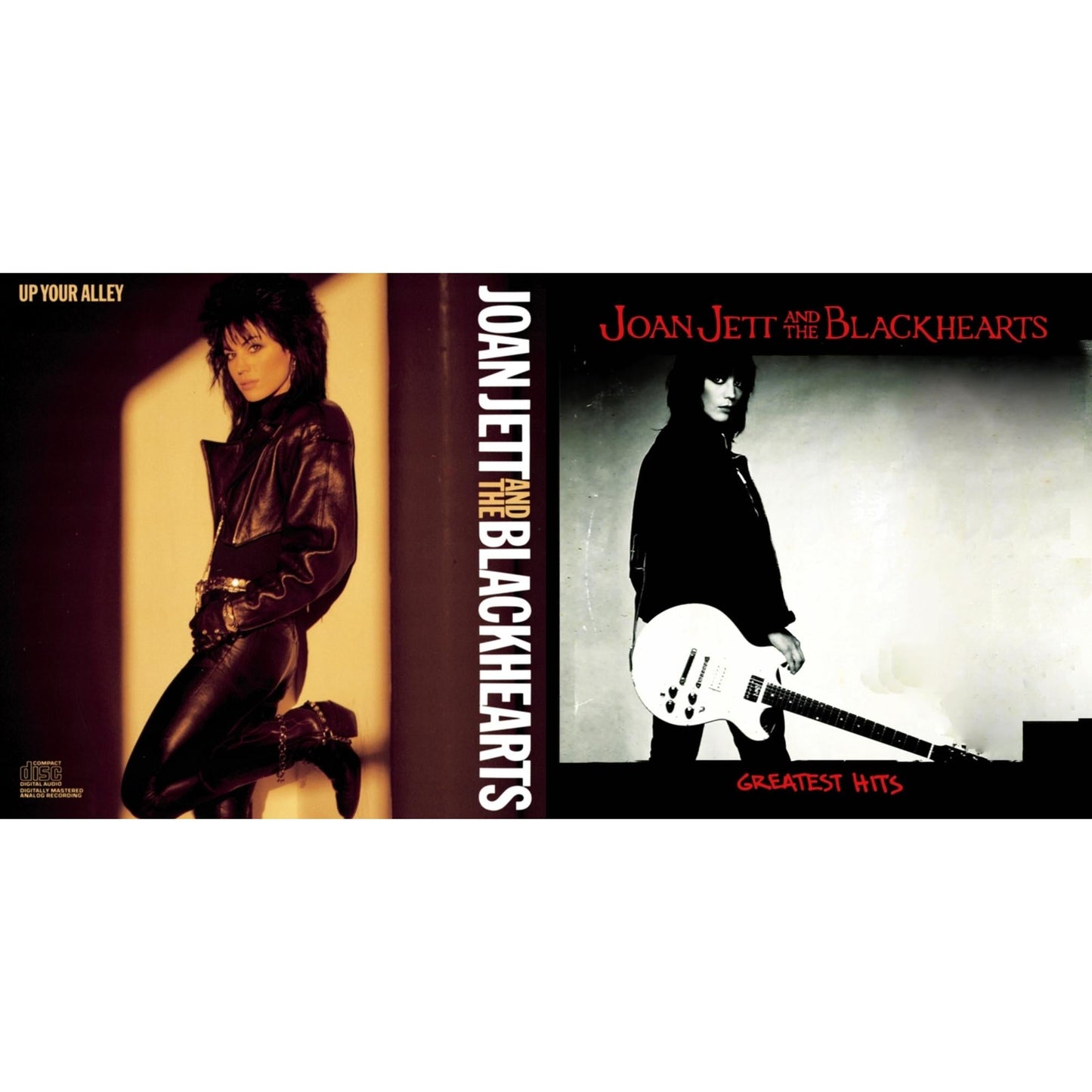 This is a 2 CD SKU bundle.
1.This CD is brand new.Format: CDMusic Style: Hard RockThis item's title is: Up Your AlleyArtist: Joan & The Blackhearts JettLabel: SONY SPECIAL MARKETINGBarcode: 886972376721Release Date: 2/5/2008
2.This CD is brand new.