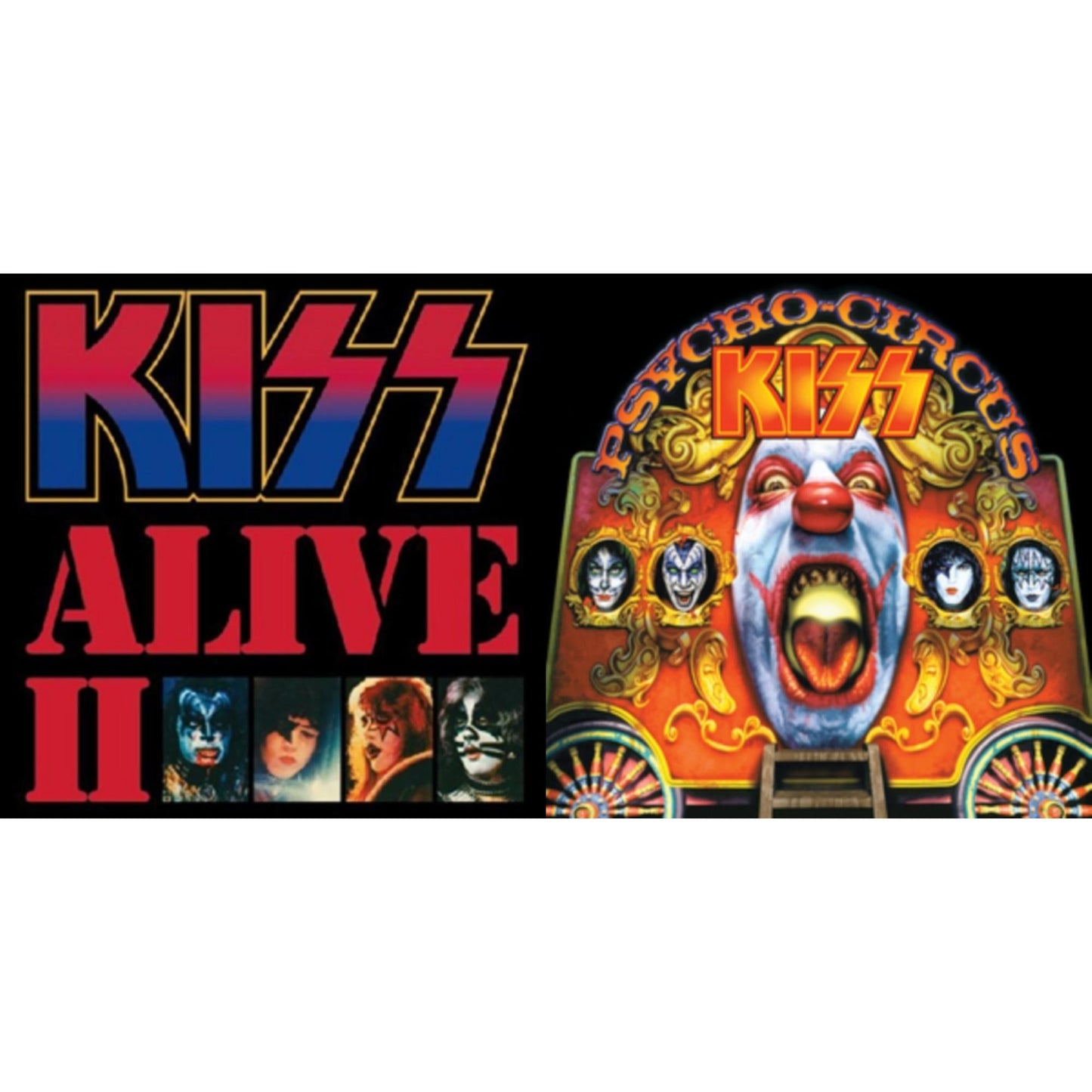 This is a 2 LP Vinyl SKU bundle.
1.This LP Vinyl is brand new.Format: LP VinylMusic Style: Hard RockThis item's title is: Alive IiArtist: KissLabel: MercuryBarcode: 602537791767Release Date: 10/14/2014
2.This LP Vinyl is brand new.