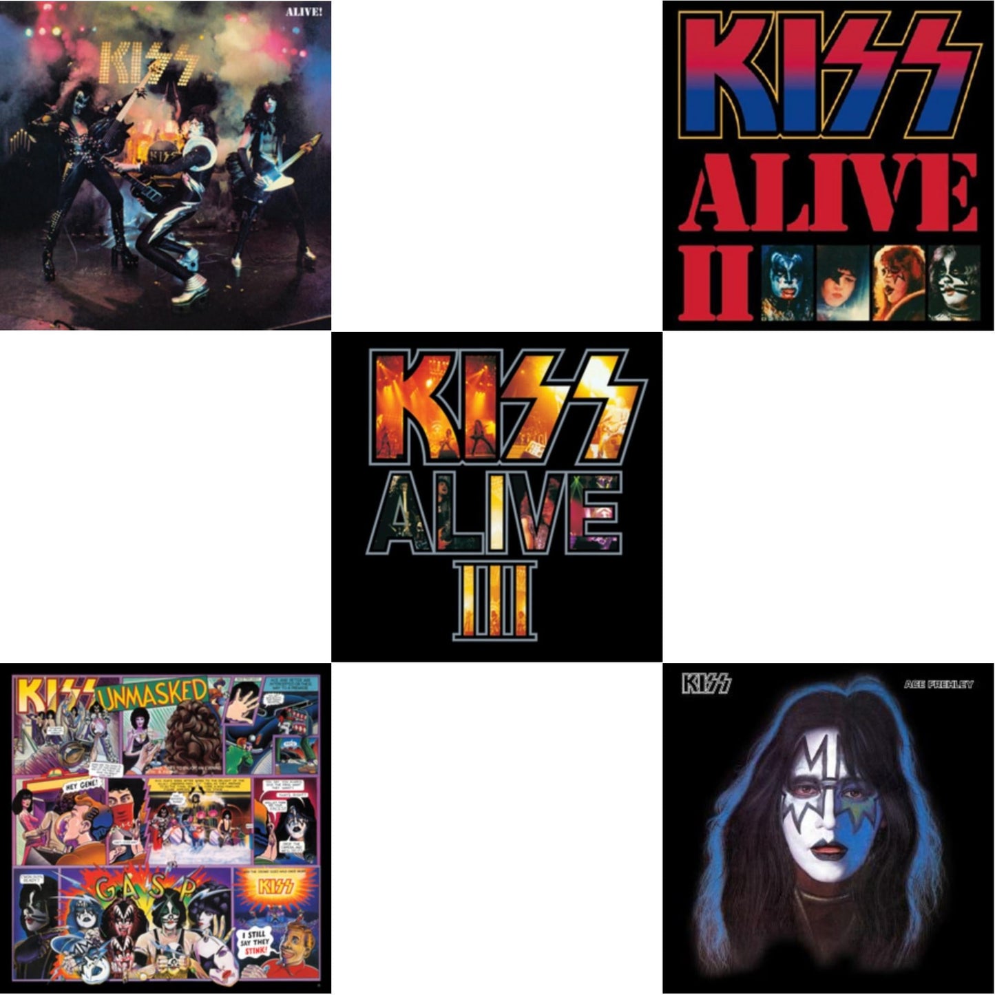 Alive & Unmasked & Alive Iii & Alive Ii & Ace Frehley