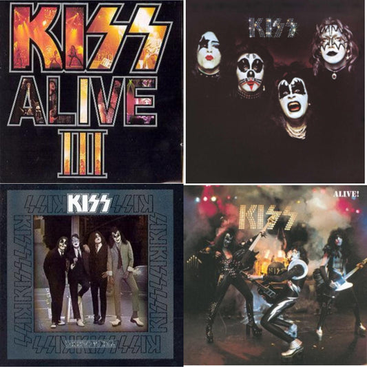 Alive 3 & Kiss & Dressed To Kill & Alive