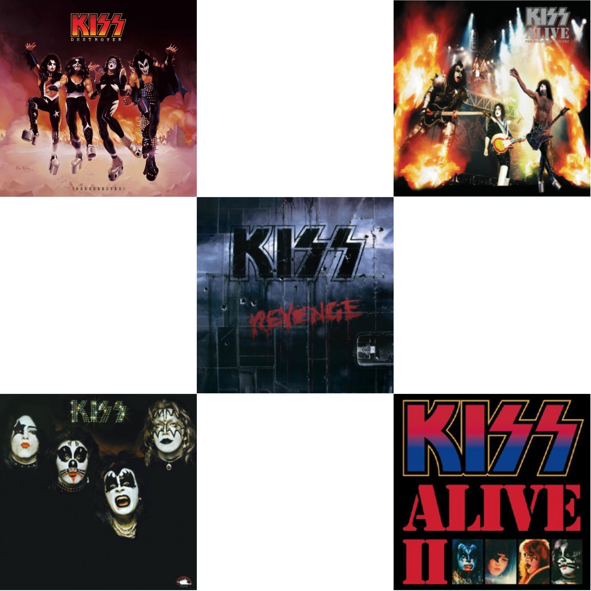 This is a 5 LP Vinyl SKU bundle.
1.This LP Vinyl is brand new.Format: LP VinylMusic Style: Hard RockThis item's title is: Destroyer (Resurrected) (Translucent Orange LP Vinyl)Artist: KissLabel: MercuryBarcode: 602508158612Release Date: 9/27/2019
2.This LP Vinyl is brand new.