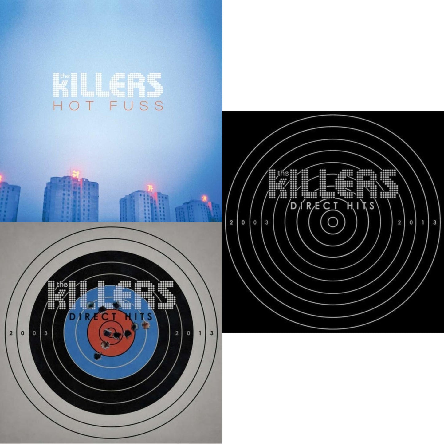 This is a 3 CD SKU bundle.
1.This CD is brand new.Format: CDMusic Style: Alternative RockThis item's title is: Hot FussArtist: KillersLabel: ISLANDBarcode: 602498622773Release Date: 6/15/2004
2.This CD is brand new.