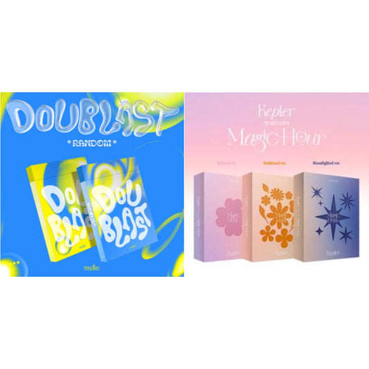 This is a 2 CD SKU bundle.
1.This CD is brand new.Format: CDMusic Style: K-popThis item's title is: DoublastArtist: Kep1erLabel: WAKEONEBarcode: 8809704424516Release Date: 6/21/2022
2.This CD is brand new.