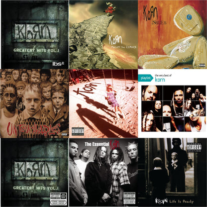 Greatest Hits Vol.1 & Greatest Hits Vol.1 & Essential Korn & Life Is Peachy & Korn (Explicit) & Issues (Explicit) & Untouchables & Playlist: Very Best Of Korn & Follow The Leader