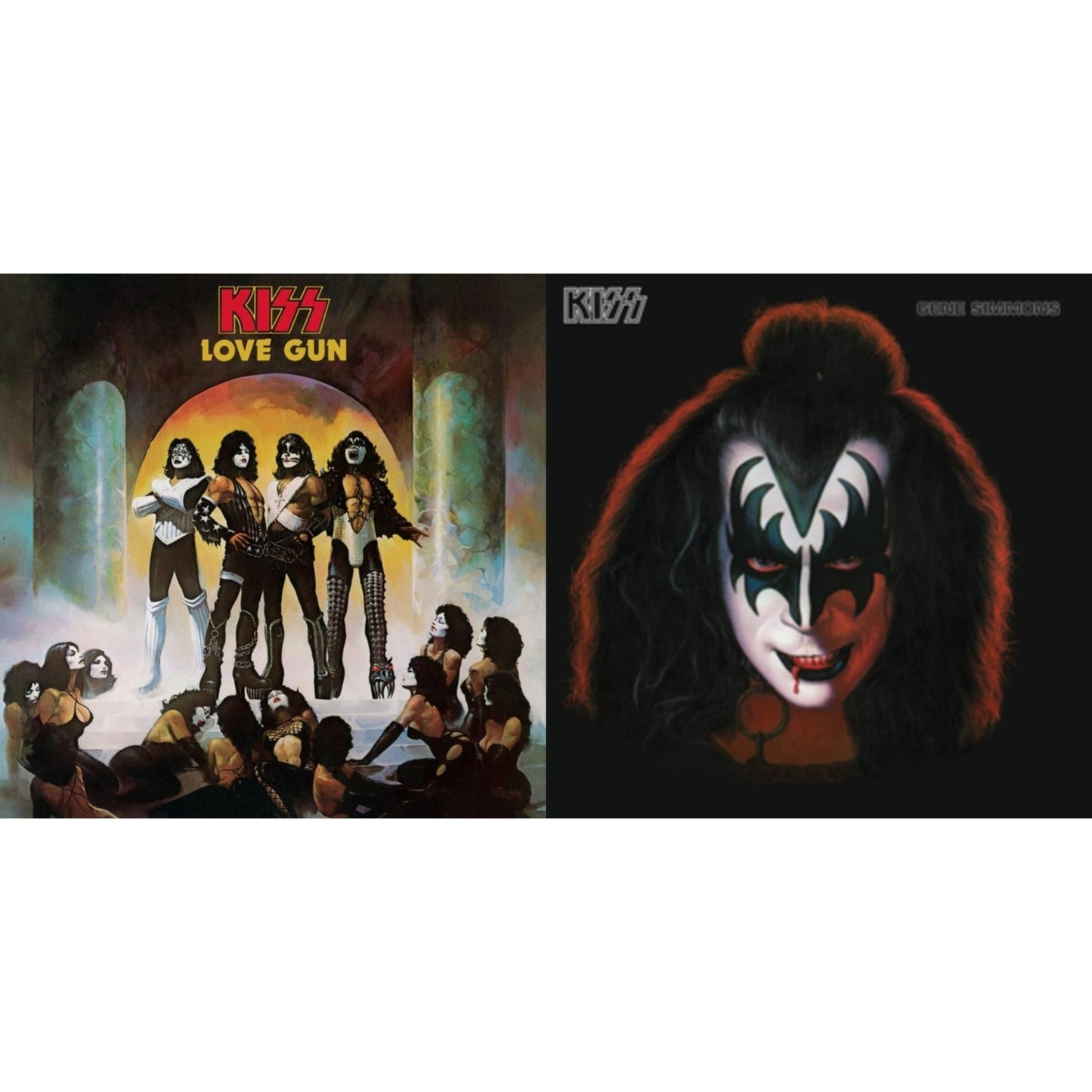 Love Gun (Tangerine/Aqua Splatter LP Vinyl) & Gene Simmons