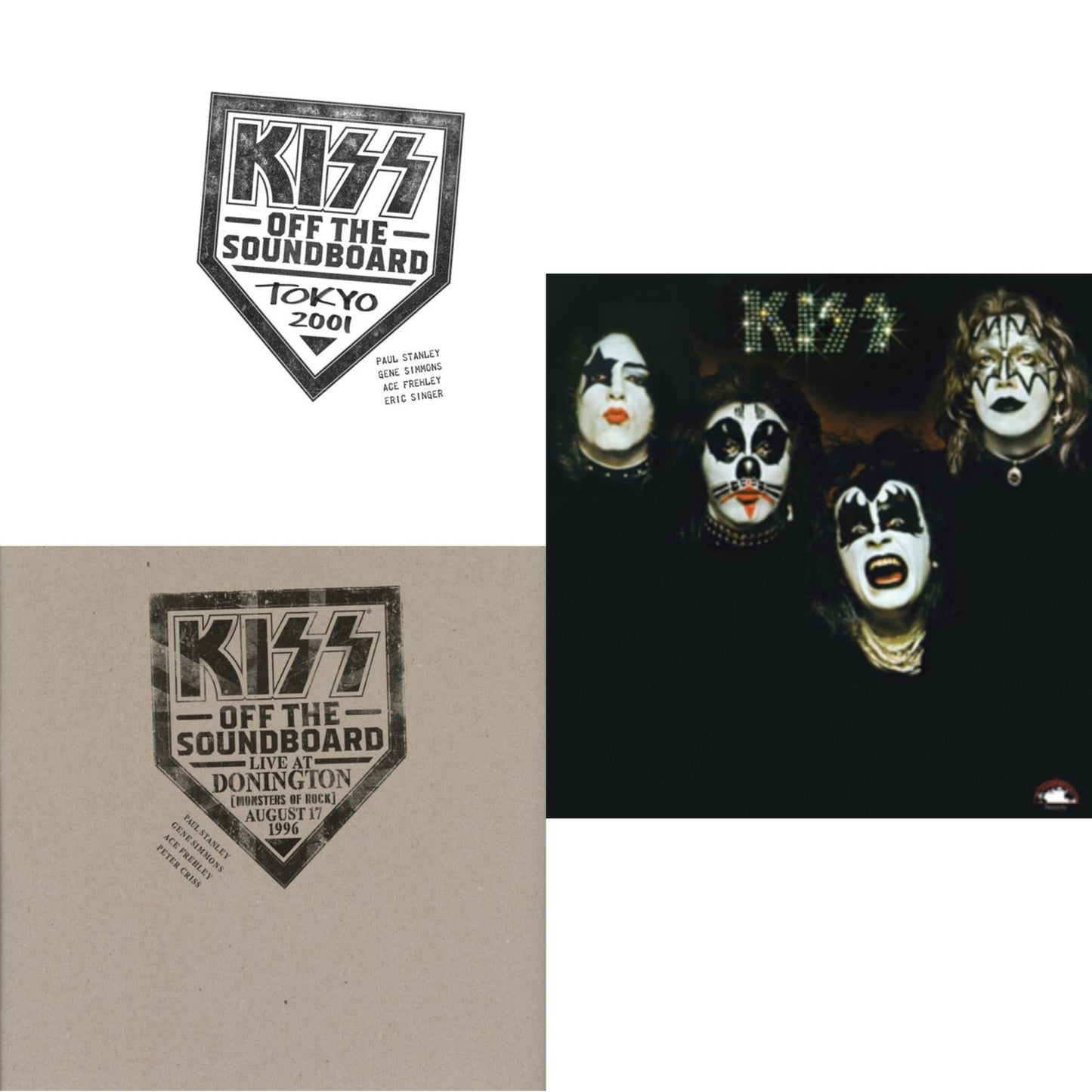 This is a 3 LP Vinyl SKU bundle.
1.This LP Vinyl is brand new.Format: LP VinylMusic Style: Hard RockThis item's title is: Kiss Off The Soundboard: Tokyo 2001 (3LP)Artist: KissLabel: UMEBarcode: 602435345574Release Date: 6/11/2021
2.This LP Vinyl is brand new.