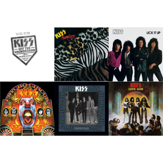 Kiss Off The Soundboard: Live In Virginia Beach (3LP) & Animalize & Lick It Up & Psycho Circus & Dressed To Kill & Love Gun