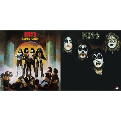 Love Gun (Tangerine/Aqua Splatter LP Vinyl) & Kiss