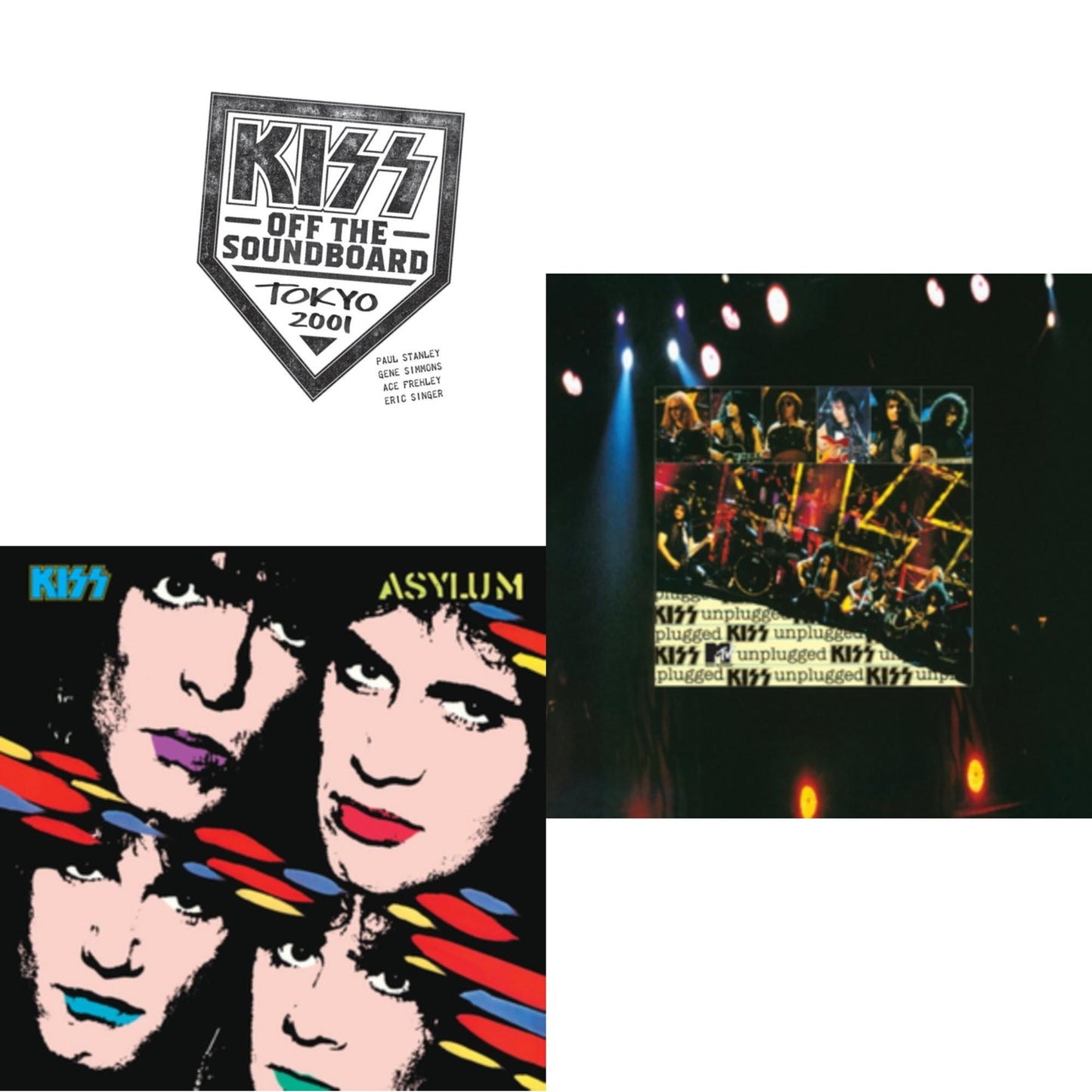 Kiss Off The Soundboard: Tokyo 2001 (3LP) & Asylum & Mtv Unplugged