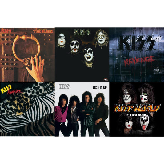Music From The Elder (Half-Speed Master/Clear LP Vinyl/180G) & Kiss & Revenge & Animalize & Lick It Up & Kissworld - The Best Of Kiss (2 LP)