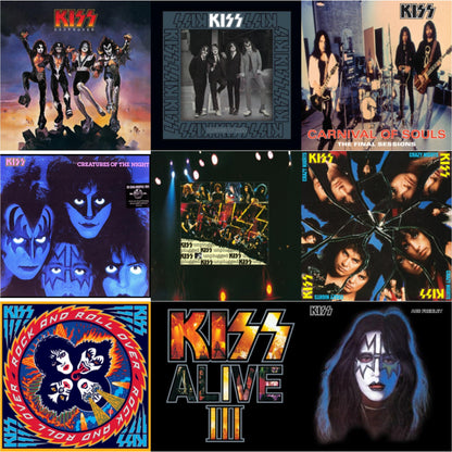 This is a 9 LP Vinyl SKU bundle.
1.This LP Vinyl is brand new.Format: LP VinylMusic Style: Hard RockThis item's title is: DestroyerArtist: KissLabel: Universal Music Group InternationalBarcode: 602537658268Release Date: 4/1/2014
2.This LP Vinyl is brand new.