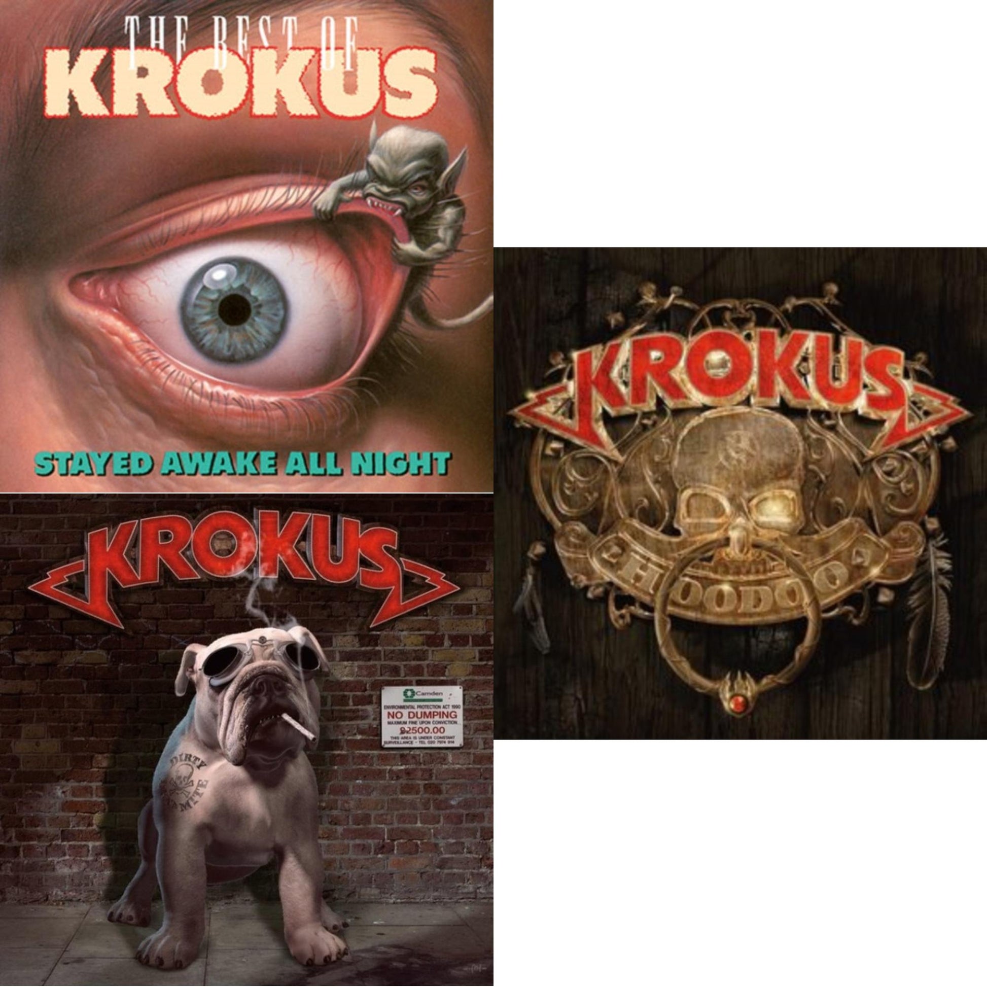 This is a 3 LP Vinyl SKU bundle.
1.This LP Vinyl is brand new.Format: LP VinylMusic Style: Hard RockThis item's title is: Stayed Awake All Night (180G/Translucent Green & White Marbled LP Vinyl)Artist: KrokusLabel: Music On VinylBarcode: 8719262032255Release Date: 12/15/2023
2.