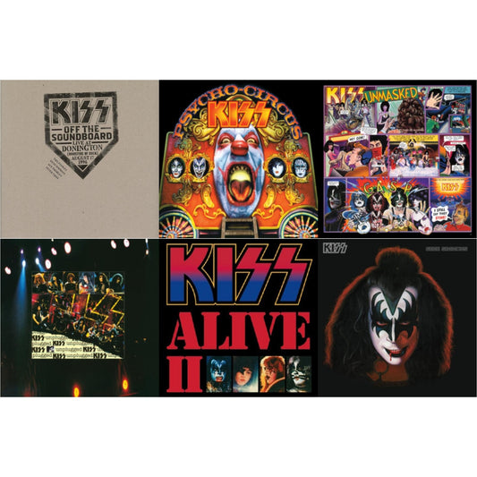 Kiss Off The Soundboard: Donington 1996 (Live) (3LP) & Psycho Circus & Unmasked & Mtv Unplugged & Alive Ii & Gene Simmons