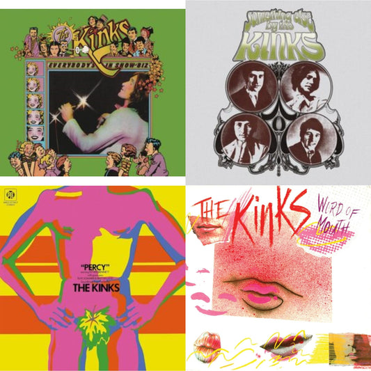 Everybody's In Show-Biz (2022 Standalone/2LP) & Something Else By The Kinks & Percy & Word Of Mouth (180G/Red LP Vinyl/Limited Edition/Gatefold Cover & Poster)