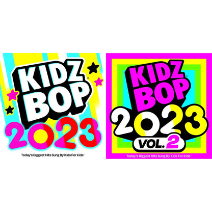 This is a 2 CD SKU bundle.
1.This CD is brand new.Format: CDThis item's title is: Kidz Bop 2023Artist: Kidz Bop KidsLabel: KIDZ BOPBarcode: 888072471115Release Date: 1/20/2023
2.This CD is brand new.Format: CDThis item's title is: Kidz Bop 2023: Vol.