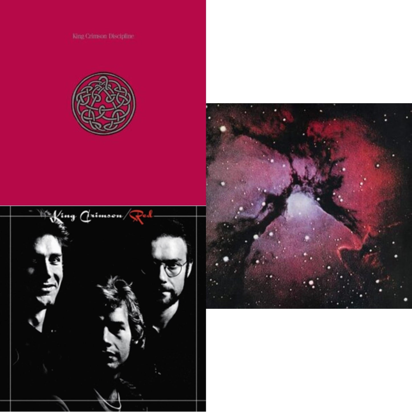 This is a 3 LP Vinyl SKU bundle.
1.This LP Vinyl is brand new.Format: LP VinylMusic Style: Prog RockThis item's title is: Islands (200G/Remix/Ltd)Artist: King CrimsonLabel: PANEGYRICBarcode: 633367791917Release Date: 6/26/2020
2.This LP Vinyl is brand new.