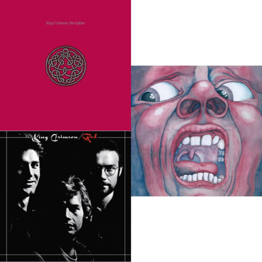 Discipline (200G/2022 Steven Wilson Remix) & Red (200G) & In The Court Of The Crimson King (200G)