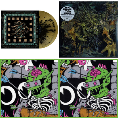 Live In Brussels '19 (Fuzz Club Official Bootleg) & Live In Brussels '19 (140G/3LP) & Murder Of The Universe (Transparent Green W/Mustard Yelow Splatter LP Vinyl) & Chunky Shrapnel (2LP/Gold With Black Splatter Vinyl)