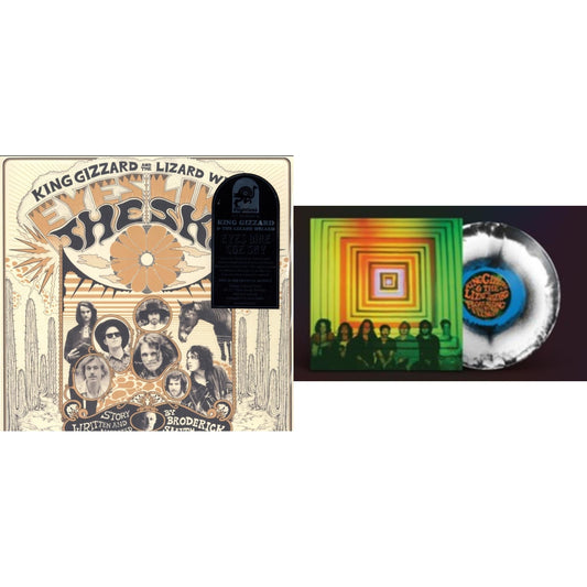 This is a 2 LP Vinyl SKU bundle.
1.This LP Vinyl is brand new.Format: LP VinylThis item's title is: Eyes Likes The Sky (Peach LP Vinyl)Artist: King Gizzard & The Lizard WizardLabel: ATO RECORDSBarcode: 880882339418Release Date: 11/2/2018
2.This LP Vinyl is brand new.