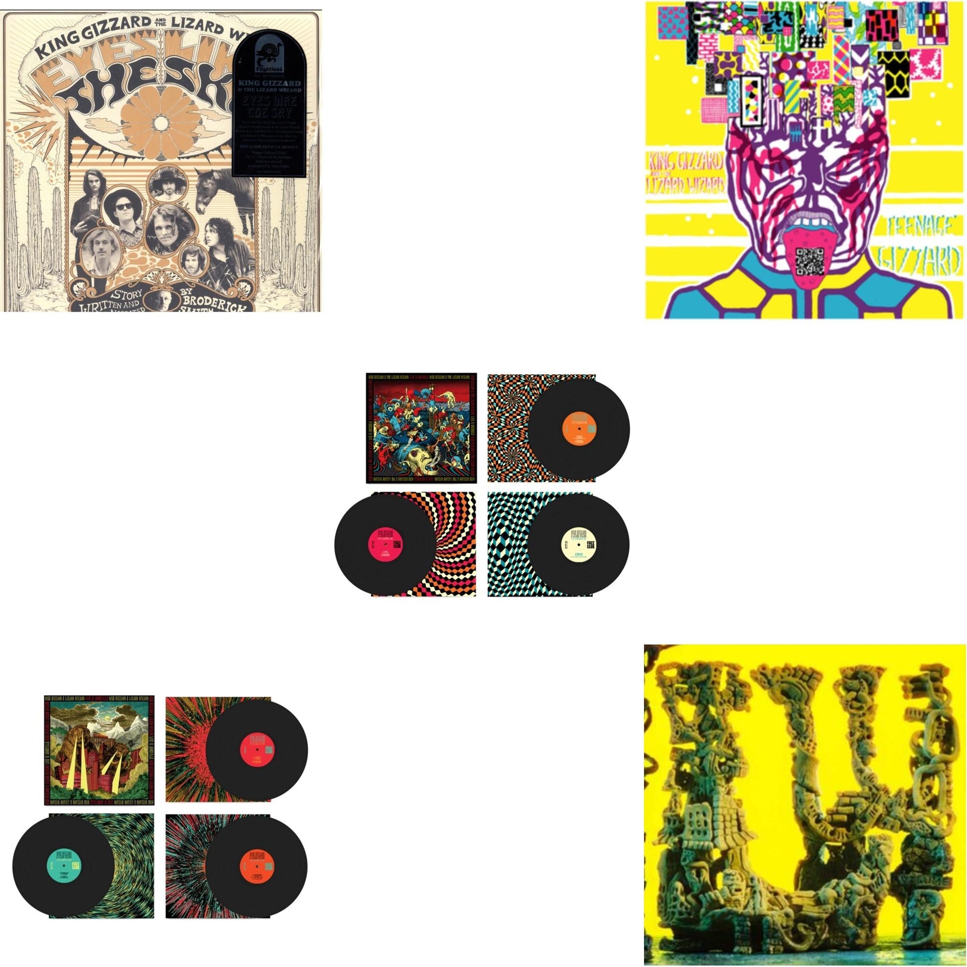 This is a 5 LP Vinyl SKU bundle.
1.This LP Vinyl is brand new.Format: LP VinylThis item's title is: Live In Brussels '19 (Fuzz Club Official Bootleg)Artist: King Gizzard & The Lizard WizardLabel: FUZZ CLUBBarcode: 5060467887106Release Date: 1/10/2025
2.This LP Vinyl is brand new.