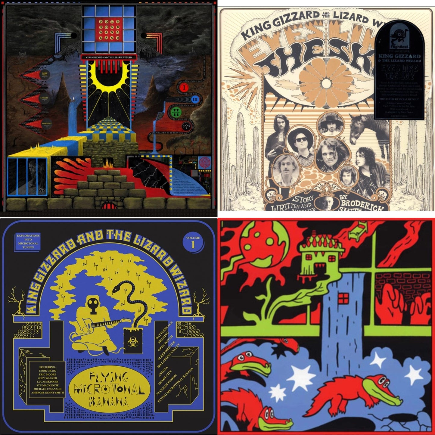 This is a 4 LP Vinyl SKU bundle.
1.This LP Vinyl is brand new.Format: LP VinylThis item's title is: Live In Paris '19 (Fuzz Club Official Bootleg)Artist: King Gizzard & The Lizard WizardLabel: FUZZ CLUBBarcode: 5060467887120Release Date: 5/28/2021
2.This LP Vinyl is brand new.