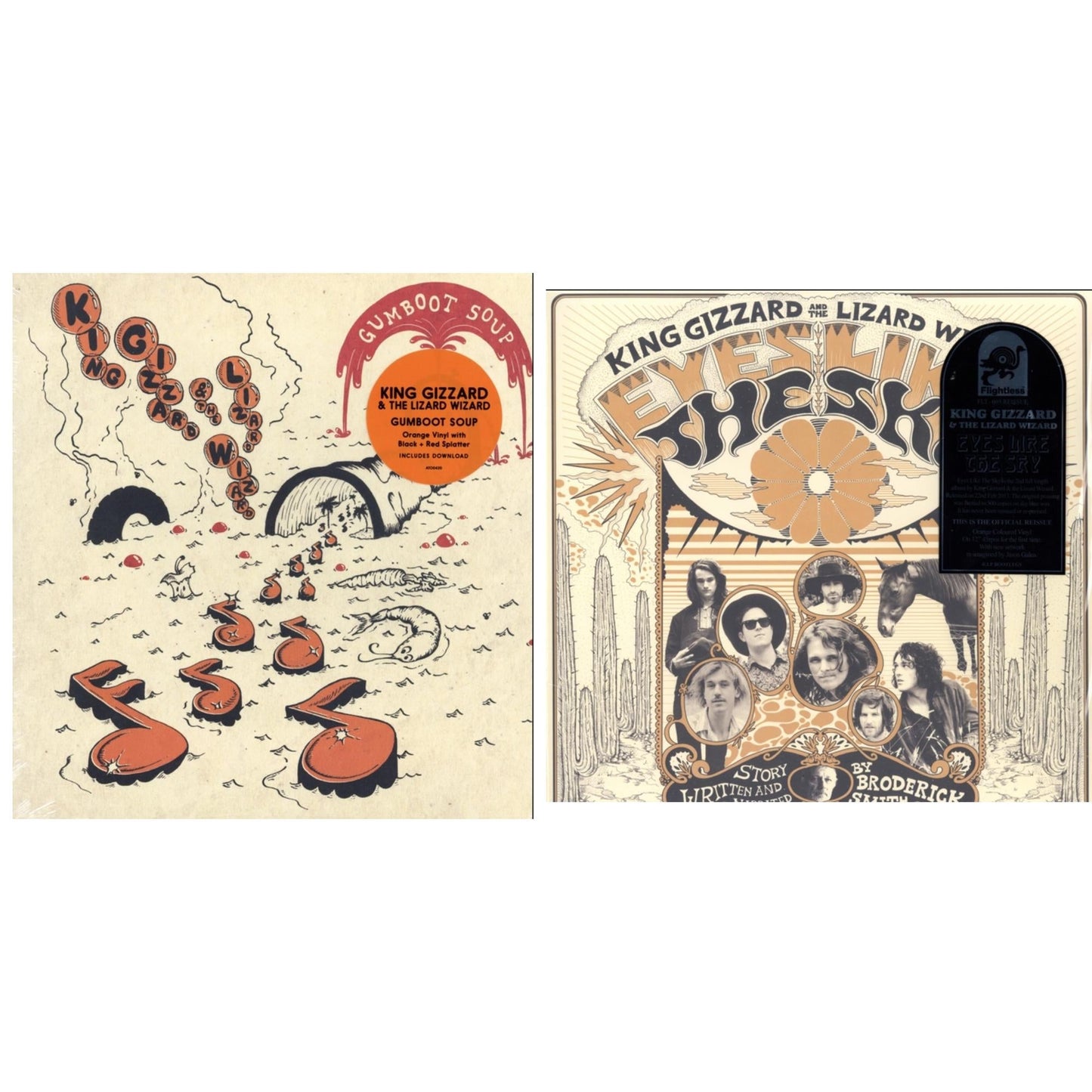 This is a 2 LP Vinyl SKU bundle.
1.This LP Vinyl is brand new.Format: LP VinylThis item's title is: Gumboot SoupArtist: King Gizzard & The Lizard WizardLabel: ATO RECORDSBarcode: 880882322717Release Date: 3/30/2018
2.This LP Vinyl is brand new.