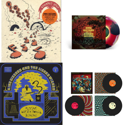 This is a 4 LP Vinyl SKU bundle.
1.This LP Vinyl is brand new.Format: LP VinylThis item's title is: Gumboot SoupArtist: King Gizzard & The Lizard WizardLabel: ATO RECORDSBarcode: 880882322717Release Date: 3/30/2018
2.This LP Vinyl is brand new.